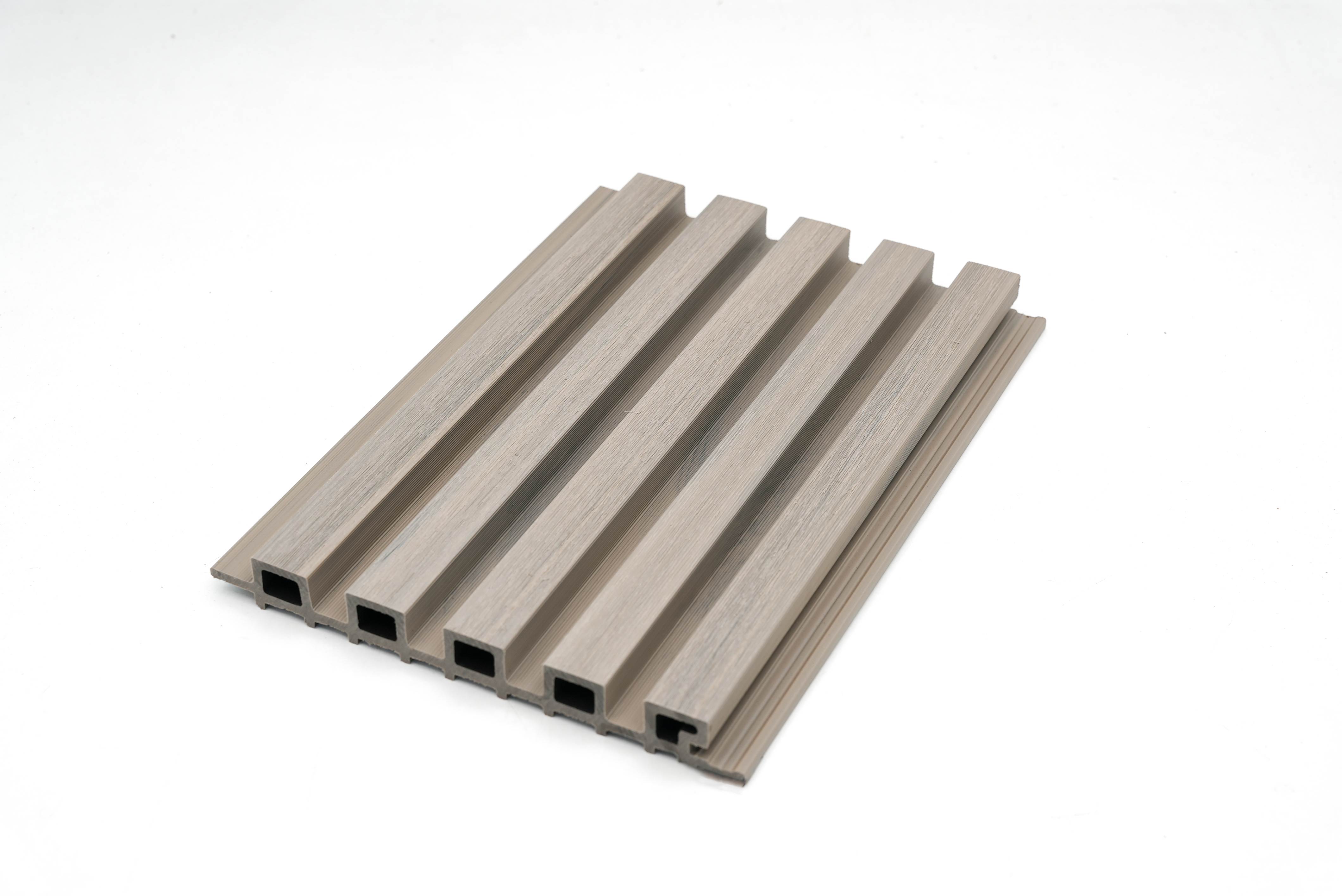 Co-Extrusion Composite Wall Panel -Outdoor WPC Fluted Wall Cladding
